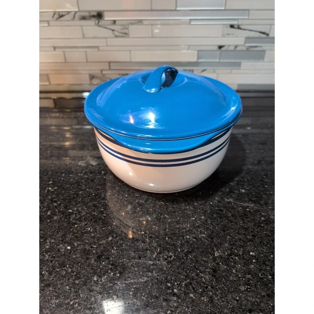 Corelle Coordinates Classic Cafe Blue 1.5qt‎ Covered Casserole Baking Dish LID